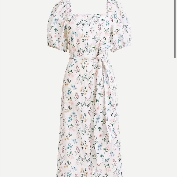 J Crew Cottage dress in Liberty Annelise floral midi puff sleeve sz S - Picture 13 of 13